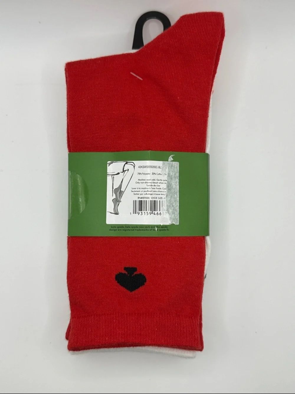 kate spade New York 3 Pack Crew Socks NWT